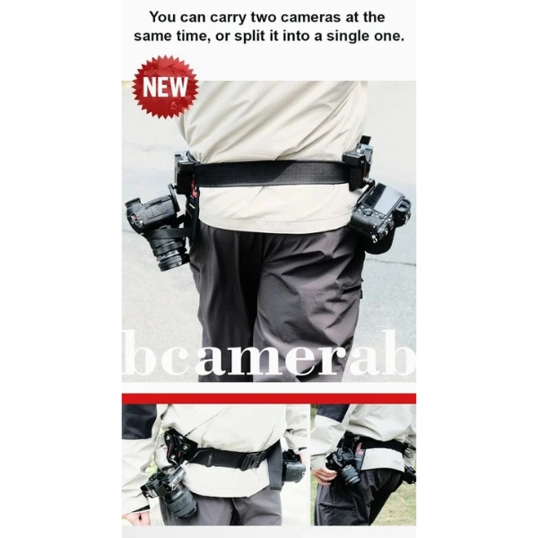 Camera Waist Holster Lynca Bcamerab 50D ( Double ) HTN Camera Waist Holster Lynca Bcamerab 50D ( Double ) En Tunisie