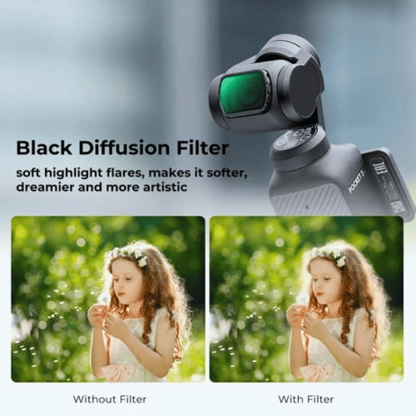 K&F Concept Kit CPL ND8 Black Diffusion pour Osmo Pocket 34 (KF01.2072) (3) K&F Concept Kit CPL ND8 Black Diffusion pour Osmo Pocket 3/4 (KF01.2072) En Tunisie